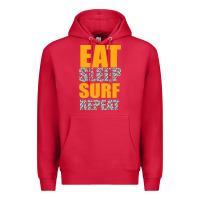 Cardinal eat sleep surf repeat Premium Hoodie - Bettercallsaul