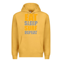 Mustard eat sleep surf repeat Premium Hoodie - Bettercallsaul