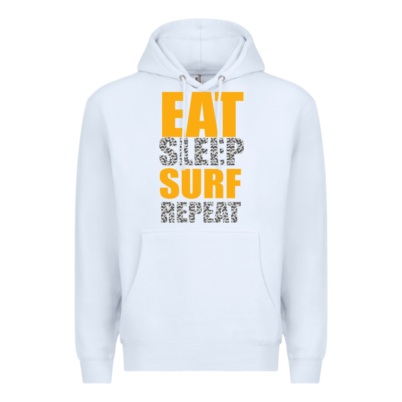 Eat Sleep Surf Repeat Premium Hoodie by Bettercallsaul | Teevron
