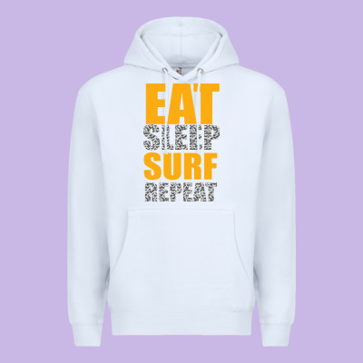 Eat Sleep Surf Repeat Premium Hoodie Designed By Bettercallsaul