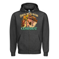 Bring Me Flowers Cowboy Zipper Hoodie | Teevron