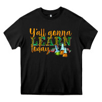 Black yall gonna learn today Heavy Core Tee - texasbilliewilder