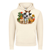 Vintage Artic Fall baby cow Vintage Hoodie - RanaPortraitStore