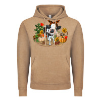 Vintage Coffee Fall baby cow Vintage Hoodie - RanaPortraitStore