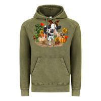 Vintage Olive Fall baby cow Vintage Hoodie - RanaPortraitStore