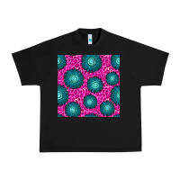 Black floral pink leopard seamless pattern Urban Heavy Tee - BundleAndBundleShop