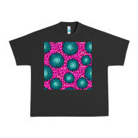Pigment Black floral pink leopard seamless pattern Urban Heavy Tee - BundleAndBundleShop