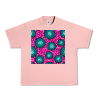 Salmon floral pink leopard seamless pattern Urban Heavy Tee - BundleAndBundleShop
