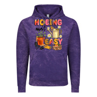 Cloud Purple hoeing ain't easy Vintage Hoodie - Artiststas