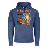 Vintage Denim hoeing ain't easy Vintage Hoodie - Artiststas