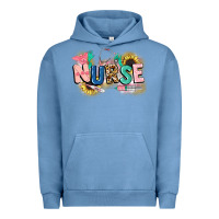 Pigment Pebble Blue nurse Urban Hoodie - CowGirlArtShop