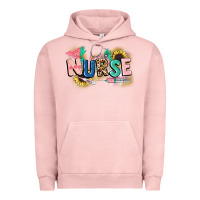 Pigment Salmon nurse Urban Hoodie - CowGirlArtShop