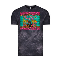 Cloud Black Rottie mom with roses Vintage Tee - Artiststas
