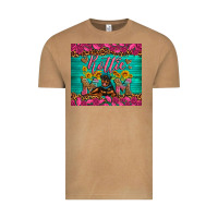 Vintage Camel Rottie mom with roses Vintage Tee - Artiststas