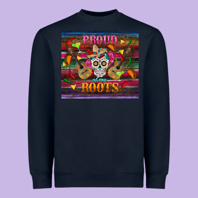Proud Of My Roots Tumbler Heavyweight Sweatshirt Designed By Bundleandbundleshop