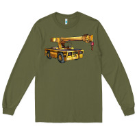 Army Green carry deck crane Long Sleeve Tee - LillyAllenDesigns