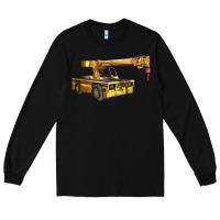 Black carry deck crane Long Sleeve Tee - LillyAllenDesigns