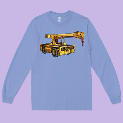 Carry Deck Crane Long Sleeve Tee Designed By Lillyallendesigns