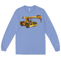 Colony Blue carry deck crane Long Sleeve Tee - LillyAllenDesigns