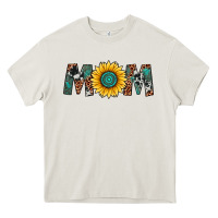 Sunflower Mom Heavy Core Tee | Teevron