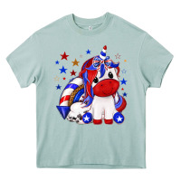 Arona 4th of july american unicorn Heavy Core Tee - texasbilliewilder