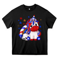 Black 4th of july american unicorn Heavy Core Tee - texasbilliewilder
