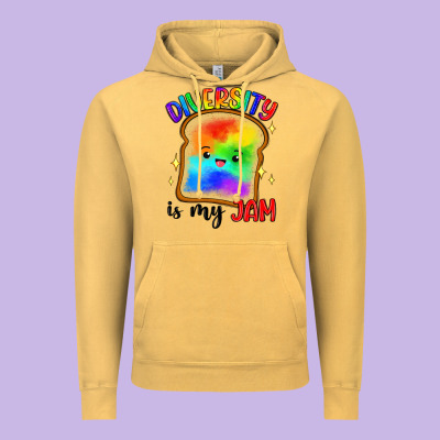 Diversity Is My Jam Vintage Hoodie Designed By Artiststas
