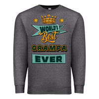 Charcoal Heather world's best grampa ever Premium Sweatshirt - Jasminsmagicworld