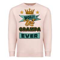Pale Pink world's best grampa ever Premium Sweatshirt - Jasminsmagicworld