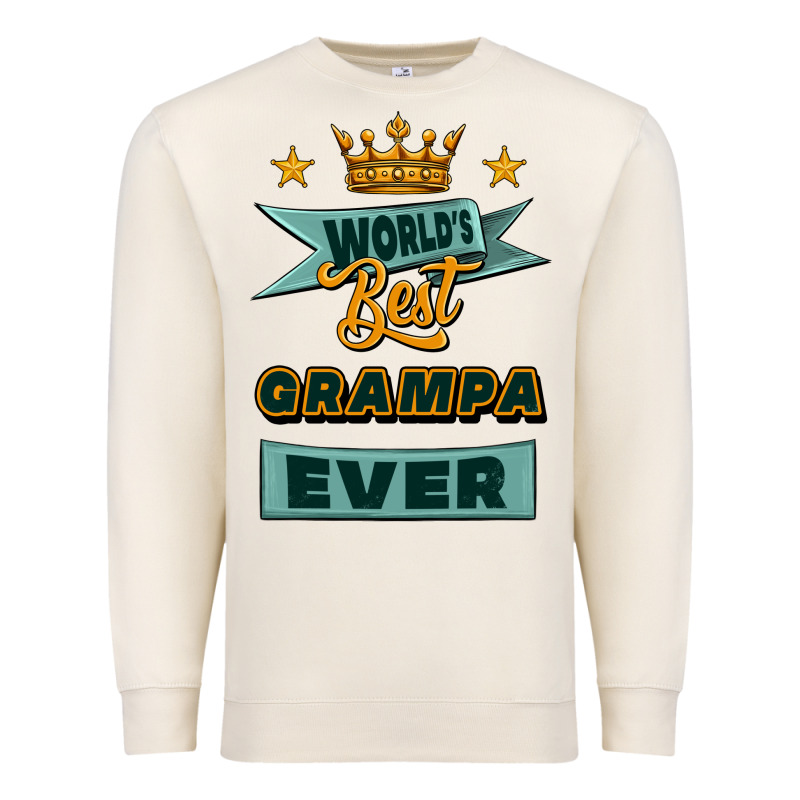 World's Best Grampa Ever Premium Sweatshirt by Jasminsmagicworld | Teevron