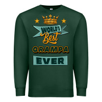 Sports Green world's best grampa ever Premium Sweatshirt - Jasminsmagicworld