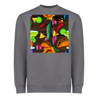 Storm margarita and taco seamless pattern Heavyweight Sweatshirt - BundleAndBundleShop