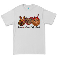 Dove Grey peace love toy poodle Premium Tee - RanaPortraitStore