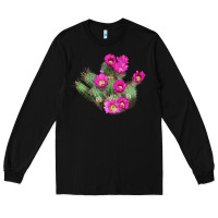 Black strawberry hedgehog cactus Long Sleeve Tee - LillyAllenDesigns