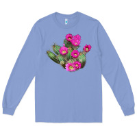 Colony Blue strawberry hedgehog cactus Long Sleeve Tee - LillyAllenDesigns