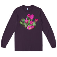 Plum strawberry hedgehog cactus Long Sleeve Tee - LillyAllenDesigns