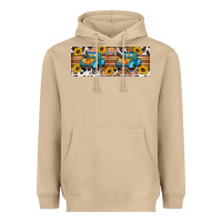 Mushroom Fall truck Heavyweight Hoodie - Artiststas