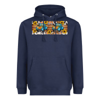 Navy Fall truck Heavyweight Hoodie - Artiststas