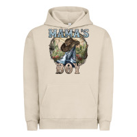 Pigment French Oak Mama's Boy western Cowboy boots cactus Urban Hoodie - HowdyJamesFarm