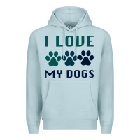 Blue Mist i love my dogs Premium Hoodie - Bettercallsaul