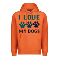 Carrot i love my dogs Premium Hoodie - Bettercallsaul