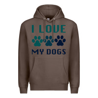 Coffee i love my dogs Premium Hoodie - Bettercallsaul