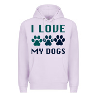 Lilac i love my dogs Premium Hoodie - Bettercallsaul