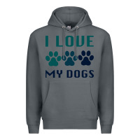 Rock i love my dogs Premium Hoodie - Bettercallsaul