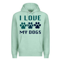 Seafoam i love my dogs Premium Hoodie - Bettercallsaul