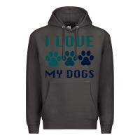 Smoke i love my dogs Premium Hoodie - Bettercallsaul