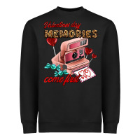 Black valentines day memories come first Heavyweight Sweatshirt - AdoDesignShop