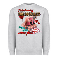 Heather Grey valentines day memories come first Heavyweight Sweatshirt - AdoDesignShop