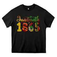 Black juneteenth 1865 Heavy Core Tee - Zillion Design Studio
