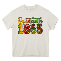 Cream juneteenth 1865 Heavy Core Tee - Zillion Design Studio